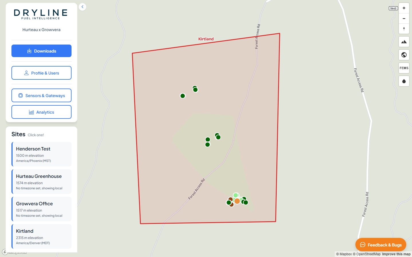 Home map overview